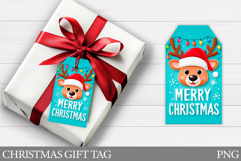 Christmas Deer Gift Tag . Christmas Gift Tag Printable Product Image 1