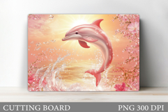 Dolphin Cutting Board Design. Dolphin Kitchen Cutting Board Product Image 1