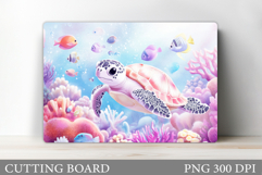 Turtle Kitchen Cutting Board. Turtle Cutting Board Design Product Image 1