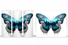 Butterfly Tumbler Sublimation. Butterfly Sublimation Product Image 2