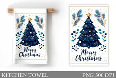 Christmas Tree Kitchen Towel. Christmas Kitchen Towel Design Product Image 1