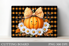 Cute Pumpkin Cutting Board. Halloween Cutting Board Design Product Image 1