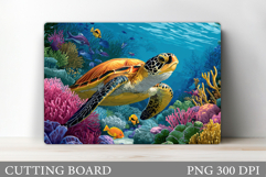 Turtle Kitchen Cutting Board. Turtle Cutting Board Design Product Image 1