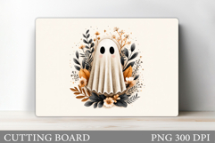Cute Halloween Cutting Board. Cute Ghost Cutting Board Product Image 1