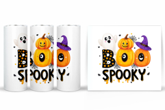 Halloween Tumbler Design. Halloween Sublimation Product Image 2