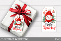 Christmas Snowman Gift Tag. Christmas Gift Tags Printable Product Image 1