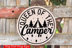 Camping Round Sign SVG Bundle | Adventure Round Sign Bundle Product Image 6