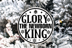 Christmas Round sign Svg Design Round Sign SVG quotes Product Image 1