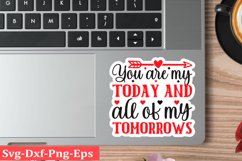 Valentine sticker SVG Design Valentine Love Sticker Svg Product Image 1