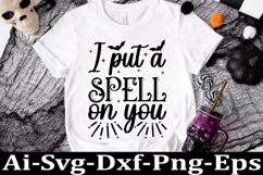 Halloween Svg Design, Halloween Quotes Spooky png Product Image 1