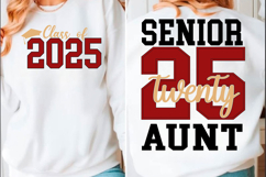 Senior 2025 SVG PNG, Graduation SVG PNG Product Image 1