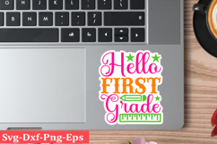 Back To School Sticker Svg Design School &amp; Teacher SVG Desig Product Image 1
