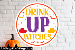 Halloween round sign Svg Design, Bundle Halloween Quotes Product Image 4