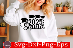 Graduation SVG Design Senior 2025 quotes Graduation t-shirt Product Image 1