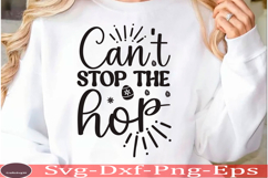 Happy Easter SVG Design Cute Easter Quotes SVG Bunny SVG Product Image 1