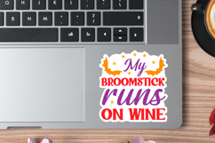 Halloween sticker Svg Design,Halloween Quotes Spooky Hall Product Image 1