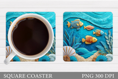 Fish Coaster Sublimation. Fish Sublimation Product Image 1