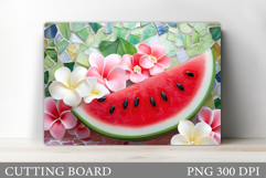 Watermelon Cutting Board. Kitchen Cutting Board Sublimation Product Image 1