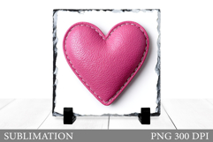 Valentines Heart Slate Design. Valentines Sublimation Product Image 1