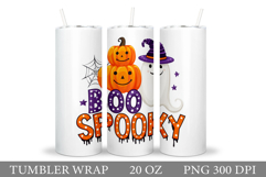 Halloween Tumbler Design. Halloween Sublimation Product Image 1