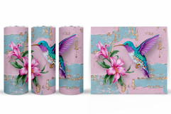 Hummingbird Tumbler Design. Hummingbird Sublimation Product Image 2