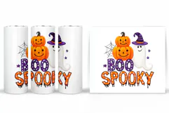 Halloween Tumbler Design. Halloween Sublimation Product Image 2