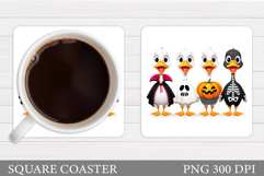 Halloween Goose Coaster. Halloween Coaster Design Product Image 1