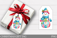 Christmas Snowman Gift Tag. Christmas Gift Tags Printable Product Image 1