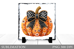Pumpkin Slate Design. Pumpkin Sublimation Product Image 1