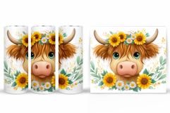 Cow Tumbler Design. Cow Tumbler Sublimation Product Image 2