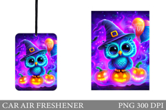 Halloween Owl Car Air Freshener. Halloween Car Air Freshener Product Image 1