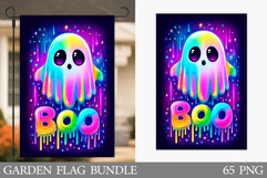 Halloween Ghost Garden Flag. Cute Halloween Garden Flag Product Image 1