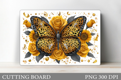 Butterfly Cutting Board. Butterfly Sublimation Product Image 1