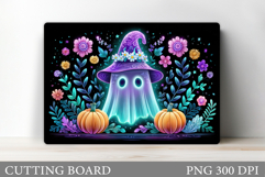 Cute Ghost Cutting Board. Halloween Cutting Board Design Product Image 1