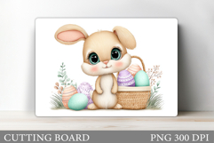 Easter Bunny Cutting Board. Easter Cutting Board Design Product Image 1