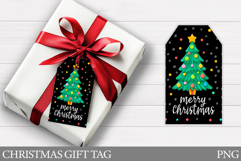 Christmas Gift Tag Printable. Christmas Tree Gift Tag Design Product Image 1