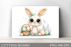 Easter Bunny Cutting Board. Easter Cutting Board Design Product Image 1