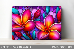 Flowers Cutting Board. Floral Cutting Board Sublimation Product Image 1