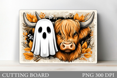 Halloween Cow Cutting Board. Halloween Ghost Cutting Board Product Image 1