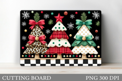 Christmas Tree Cutting Board. Kitchen Cutting Board Design Product Image 1