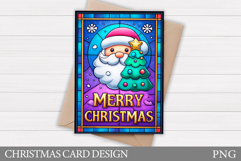 Christmas Card Design. Santa Claus Card Printable Product Image 1