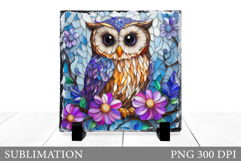 Owl Slate Sublimation. Summer Slate Sublimation Product Image 1