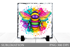 Bee Slate Design. Bee Sublimation Product Image 1