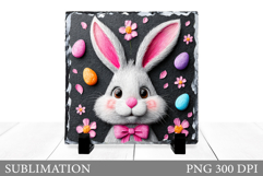 Easter Bunny Sublimation. Easter Bunny Slate Design Product Image 1