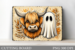 Halloween Cow Cutting Board. Halloween Ghost Cutting Board Product Image 1