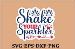 4th of July Sticker Svg Design, Patriotics Quotes Svg, 4t Product Image 1