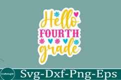 Back To School sticker svg Design School &amp; Teacher SVG Product Image 1