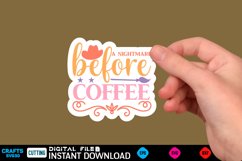 Halloween sticker Svg Design,Halloween Quotes Spooky sticker Product Image 1