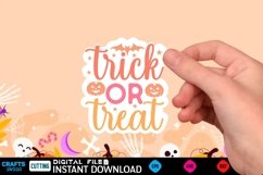 Halloween sticker Svg Design,Halloween Quotes Spooky sticker Product Image 1