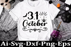 Halloween Svg Design, Halloween Quotes Spooky png Product Image 1